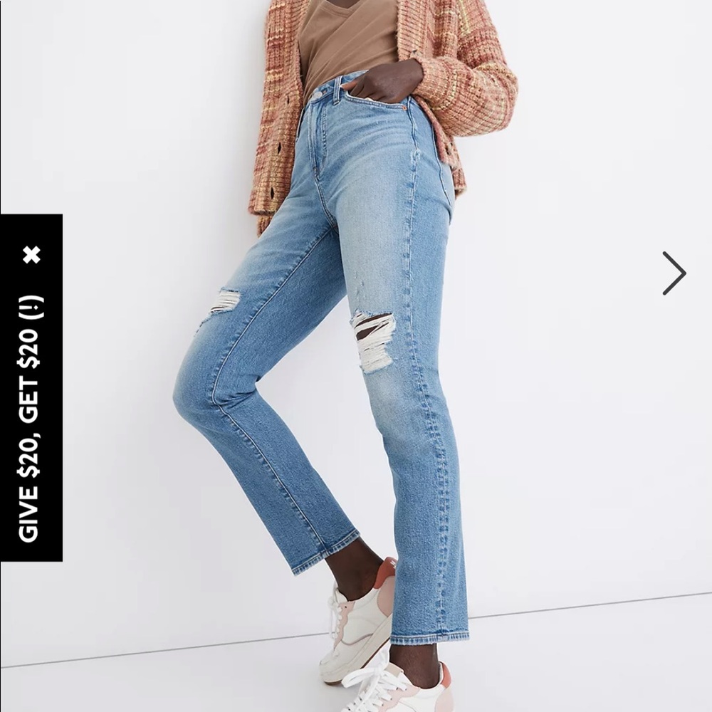 Madewell Curvy Perfect Vintage Jean Denman Wash
